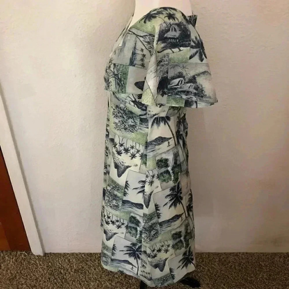 Pomare Honolulu Vintage Hawaii A Line Dress - Picture 4 of 10